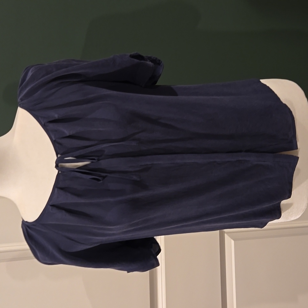 Joie Navy Silk blouse